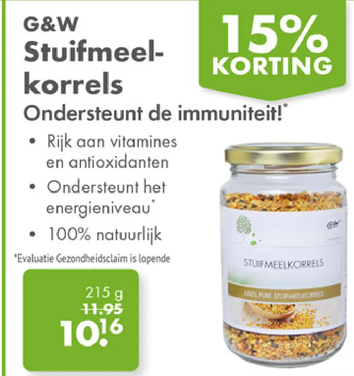 Aanbieding: Stuifmeelkorrels