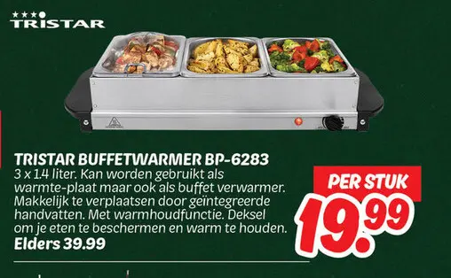 Aanbieding: Buffetwarmer bp-6283
