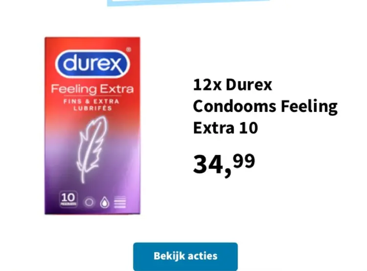 Aanbieding: Condooms Feeling Extra