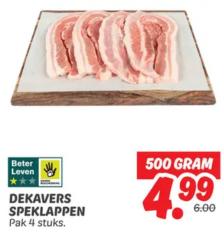 Dekavers speklappen