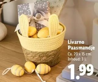 Aanbieding: Paasmandje