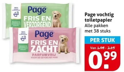 Vochtig toiletpapier