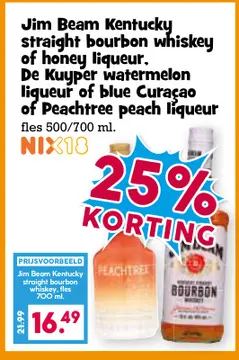 Aanbieding: Diverse likeur en sterke dranken