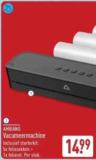 Aanbieding: Vacumeermachine