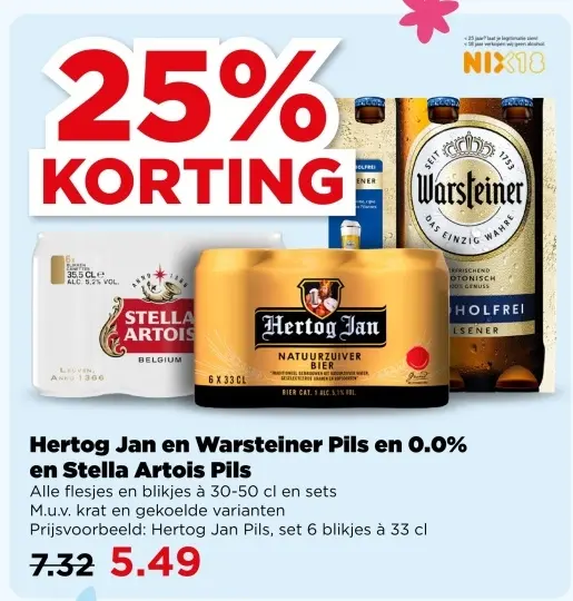 Aanbieding: Pils en 0.0%