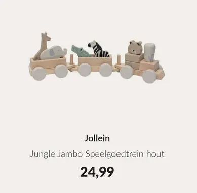 Aanbieding: Jungle Jambo Speelgoedtrein hout