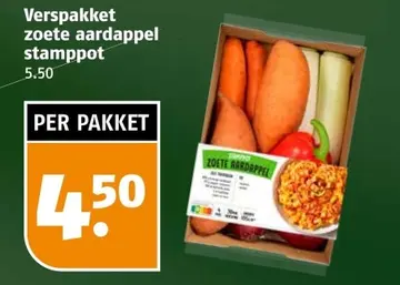 Aanbieding: Verspakket zoete aardappel stamppot