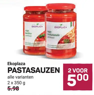 Aanbieding: Pastasauzen