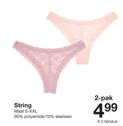Aanbieding: String