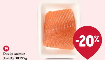 Offre: Dos de saumon