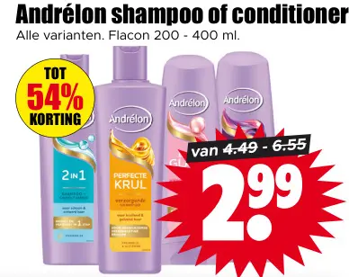 Aanbieding: Shampoo of conditioner