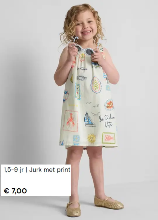 Promotie: Jurk met print