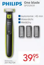 Aanbieding: PHILIPS One blade QP2520/20