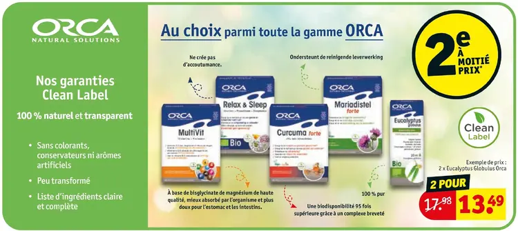 Offre: La gamme Orca