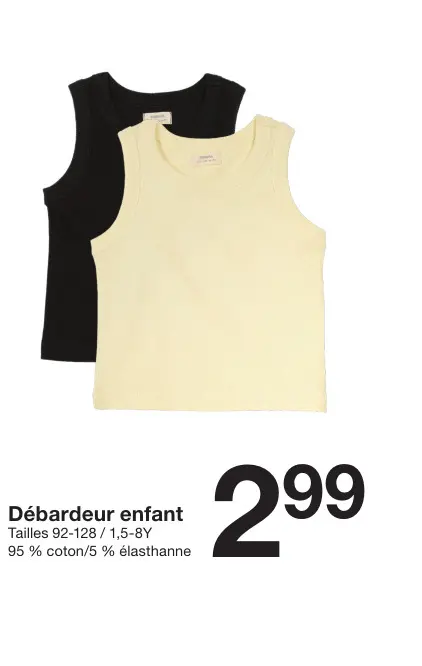 Offre: Débardeur enfant
