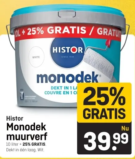 Aanbieding: Monodek muurverf