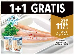 Promotie: Alaska koolvisfilets