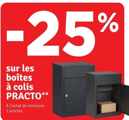 Offre: boîtes à colis