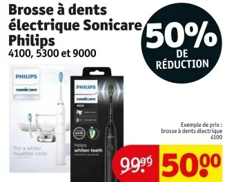 Offre: Brosse a dents électrique Sonicare