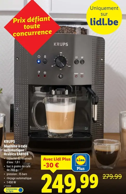 Offre: Machine à café automatique Arabica EA810B