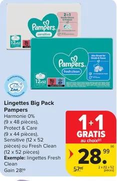 Offre: Lingettes Big Pack