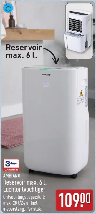 Aanbieding: Luchtontvochtiger