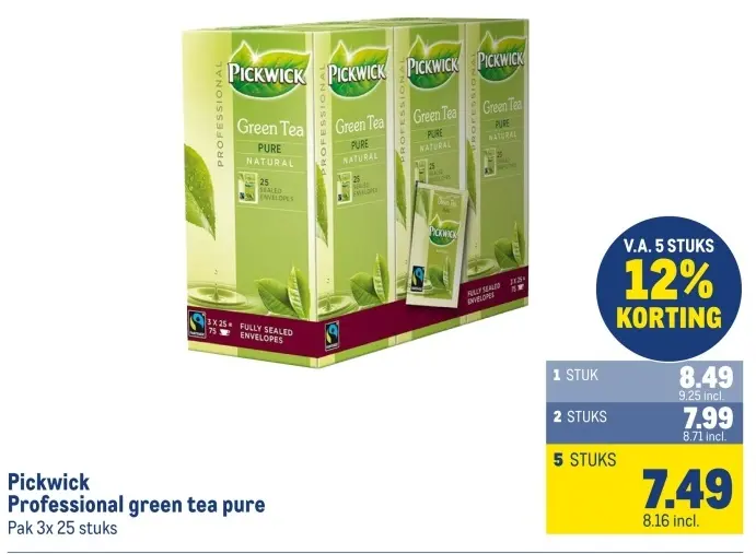 Aanbieding: Professional green tea pure