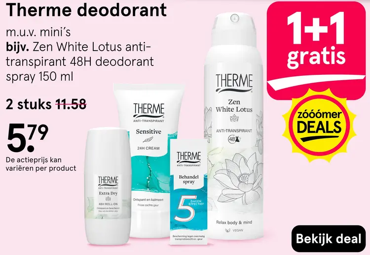 Aanbieding: Deodorant