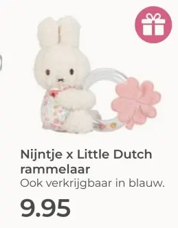 Aanbieding: Nijntje x Little Dutch rammelaar