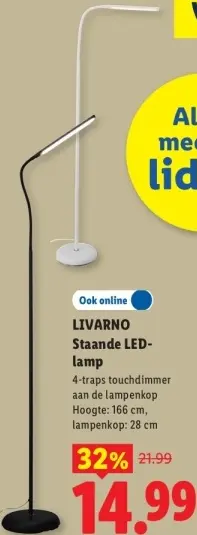 Aanbieding: Staande LED-lamp