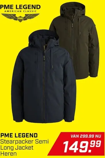Aanbieding: Stearpacker Semi Long Jacket Heren