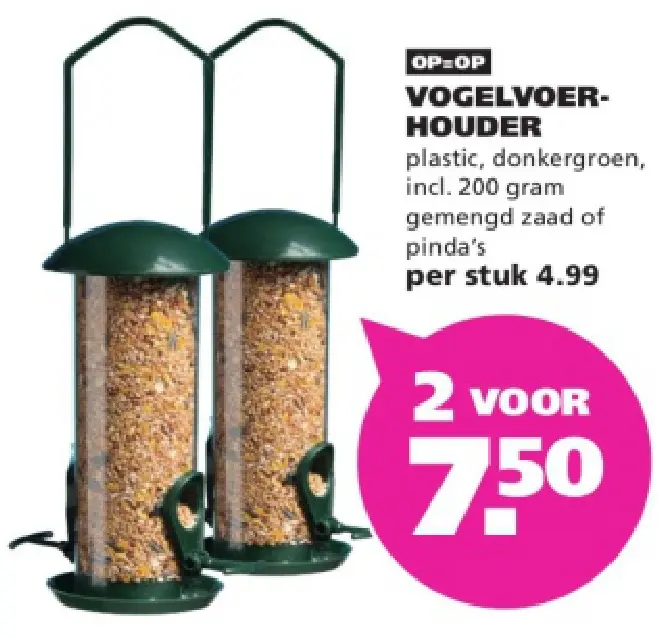 Aanbieding: Vogelvoerhouder