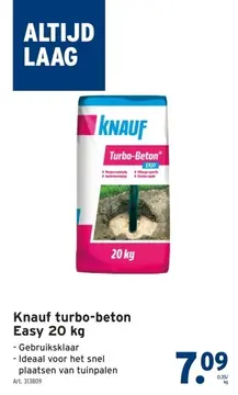 Aanbieding: Knauf turbo-beton Easy