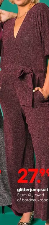 Aanbieding: glitterjumpsuit