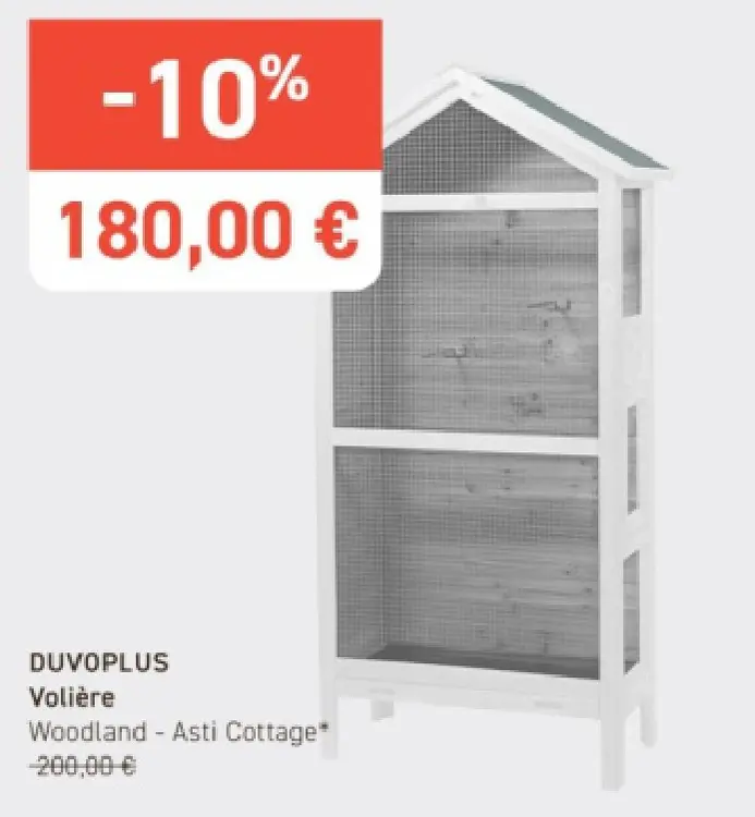 Offre: Vollière Woodland - Asti Cottage