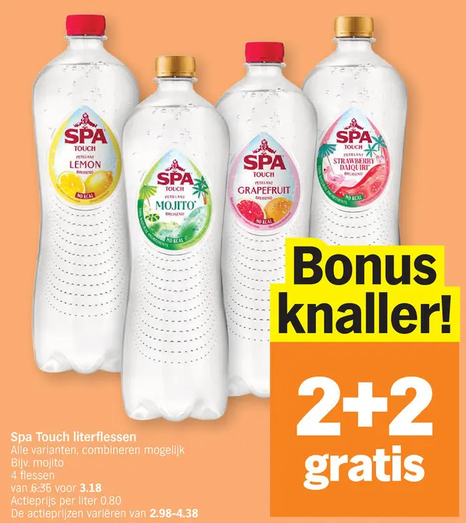 Promotie: Spa Touch literflessen