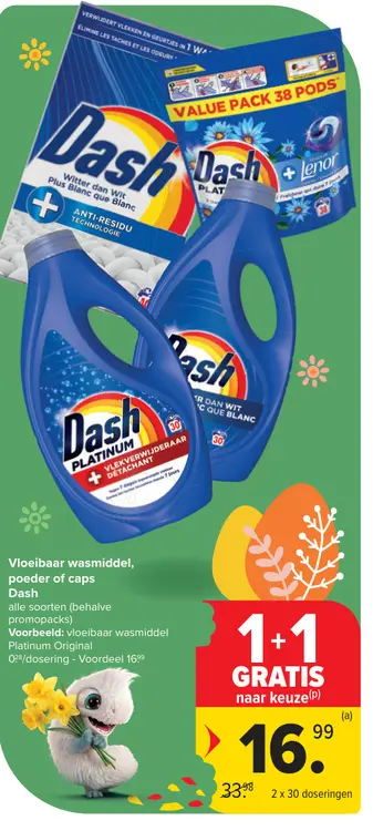 Promotie: Vloeibaar wasmiddel, poeder of caps