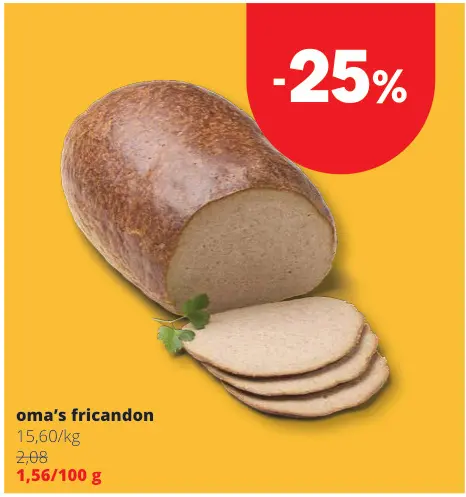 Promotie: Oma's fricandon