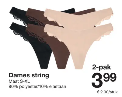 Aanbieding: Dames string