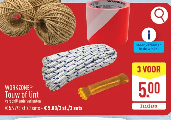 Promotie: Touw of lint