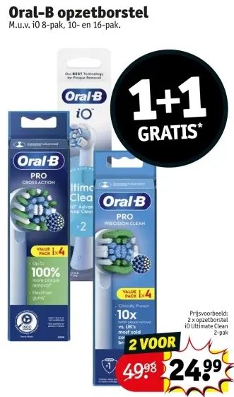Promotie: Oral-B opzetborstels