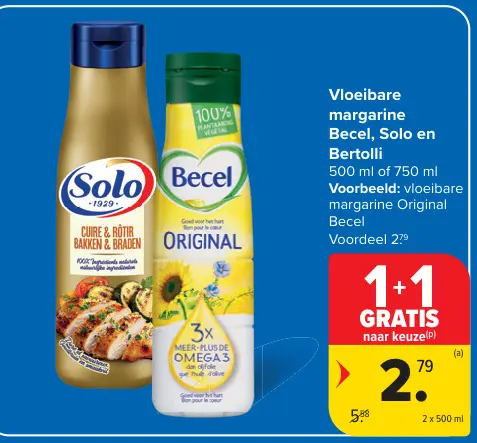 Promotie: Vloeibare margarine