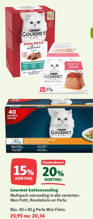 Aanbieding: Gourmet kattenvoeding Multipack natvoeding in