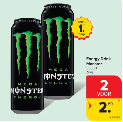 Promotie: Energy Drink