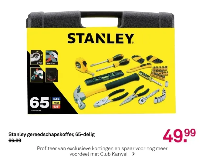 Aanbieding: gereedschapskoffer