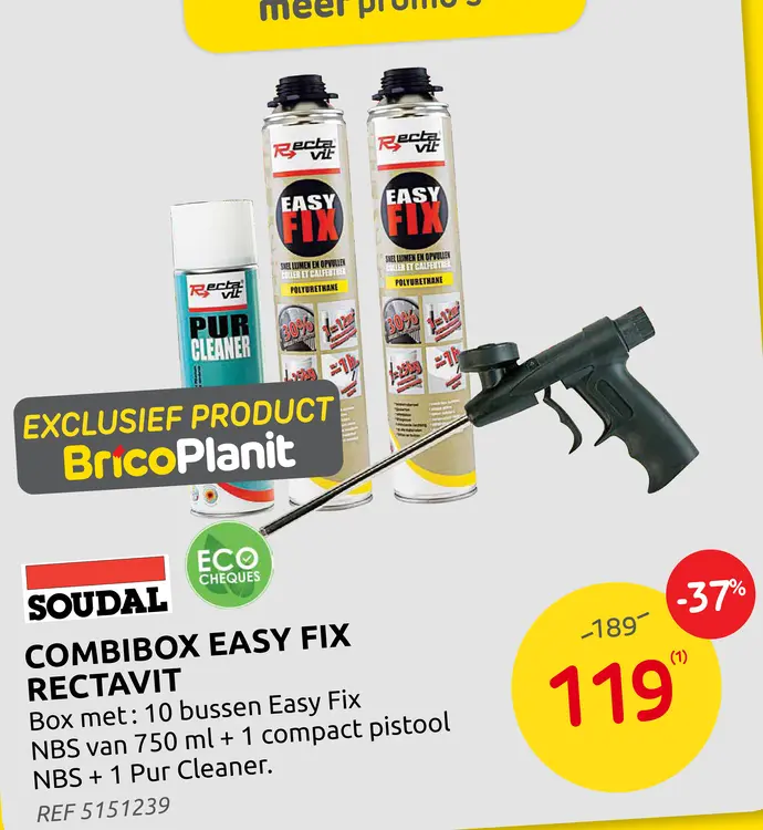 Promotie: Combibox easy fix Rectavit