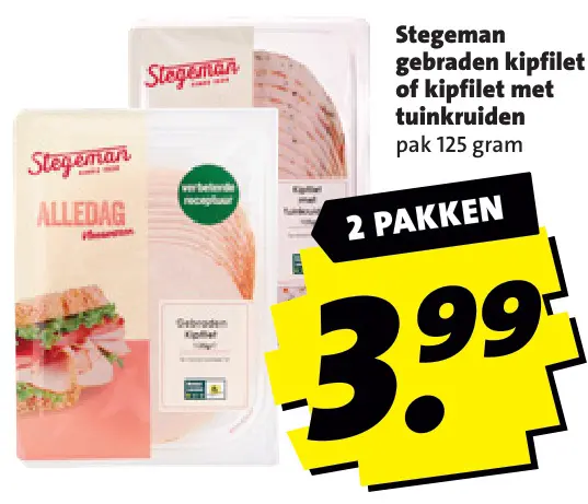 Aanbieding: Gebraden kipfilet of kipfilet met tuinkruiden