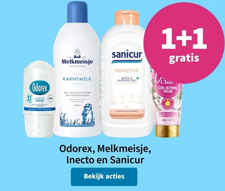 Aanbieding: Deodorant, bad- en douchecrème, bath & shower gel en haarverzorging