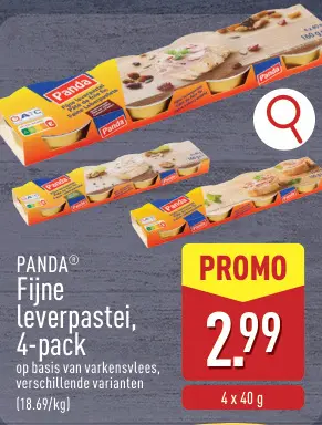 Promotie: Fijne leverpastei, 4-pack