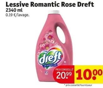 Offre: Lessive Romantic Rose